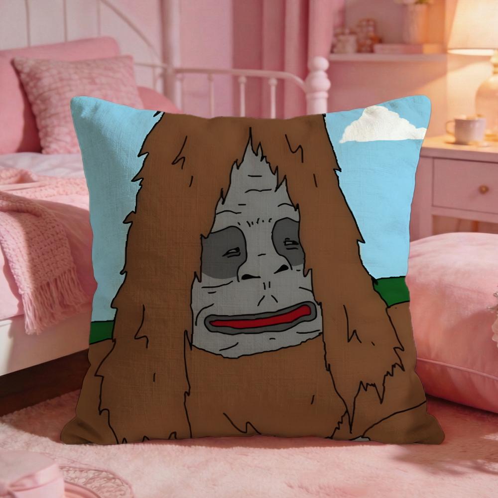 SSassy The SasquatchS Funny Cushion Cover Premium Comfort Reversible Pillow Cove Two In One Design For Any Room Car Interior