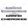 3D ABS Chrome Black Logo Grand Cherokee Emblem Letters Nameplate Car Door Badge Decal For Jeep Grand Cherokee Sticker Accessoies