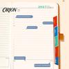 Lined Writing Notebook for Notes 2027 English Weekly Planner A5, 320 Page Schedule with Elastic Monthly Index Productivity Band & Pen Holder,