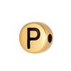CARLIDANA High Polish Stainless Steel Letter Alphabet Beads Round Charms Pendants for Jewelry Making Diy Bracelets Necklace