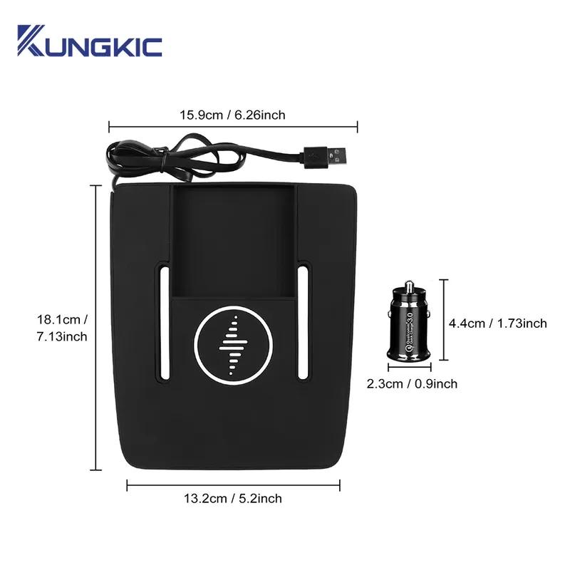 For BYD Yuan Up Atto 2 2025 2026 Car Wireless Charger Wireless Charging Holder Mobile Phone Charger Pad Accessories LHD RHD