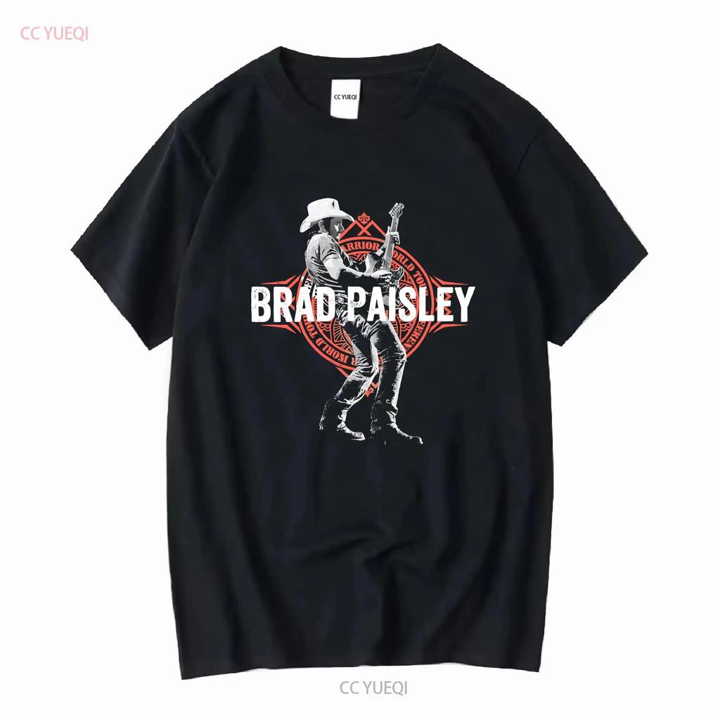 Brad Paisley T Shirt Country Music Unisexs Xl Concert Long Or Short Sleeves Vintage Washed Breathable Unisex Casual