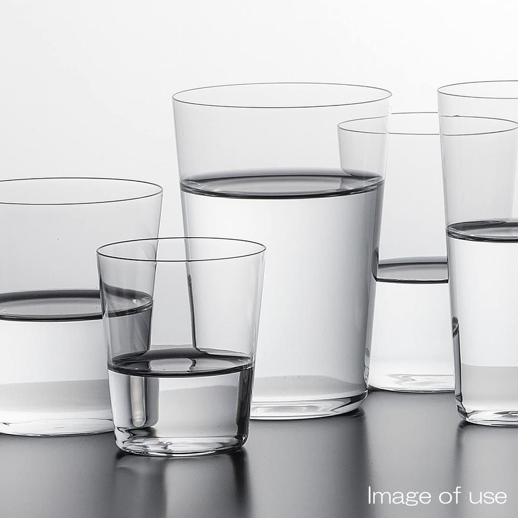 Kimura Glass Compact 12oz Tumbler Glass 400ml Height 128 x Mouth Diameter 74mm 255084 Clear Approx.