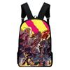 Harajuku Youthful Zombie Land Saga Student School Bags Notebook Backpacks 3D Printed Oxford Waterproof Boys/Girls Travel Bags