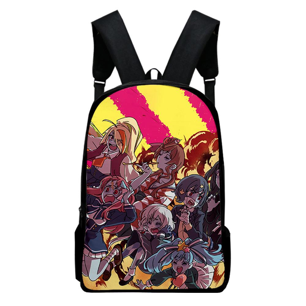Harajuku Youthful Zombie Land Saga Student School Bags Notebook Backpacks 3D Printed Oxford Waterproof Boys/Girls Travel Bags
