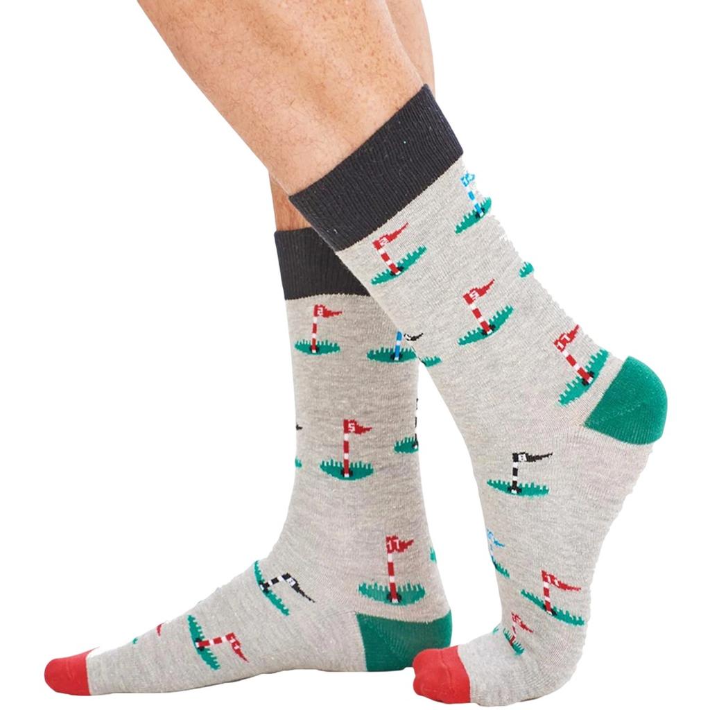 Soxy Mens Golf Ball Cotton Socks (Pack of 6)