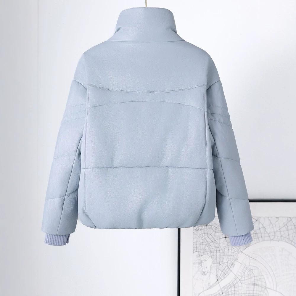 Live broadcast new short thickened down jacket women's small casual loose white duck down cotton-padded coat batch