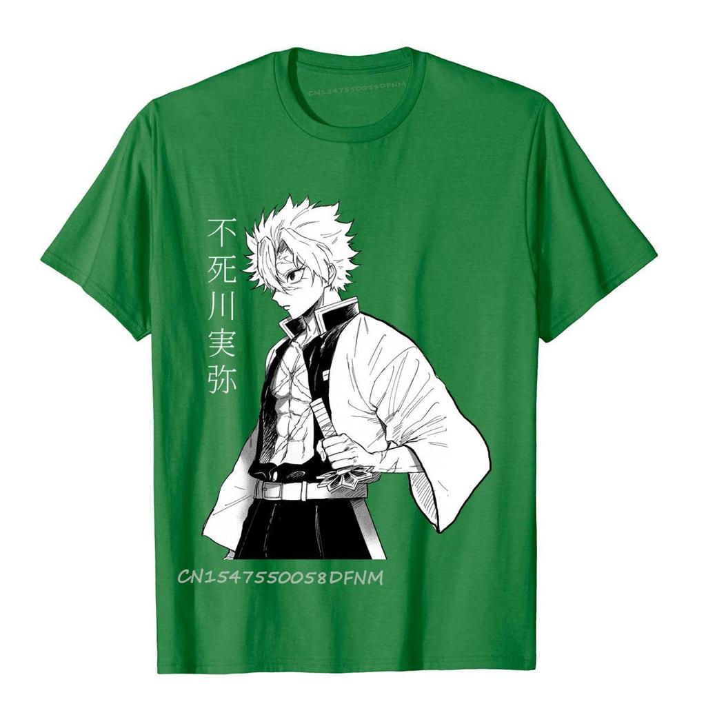 Classic Photo Sanemi Demon Anime Premium Cotton Boy Top T-Shirts Japan Style Tops T Shirt Funny Normal