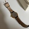 Used FURLA black gold analog watch