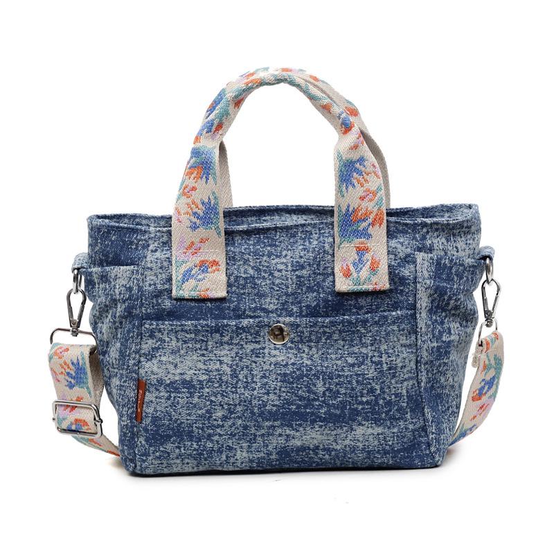 Bags Women's Daily Versatile Student Premium Denim Commuter Bag Portable Shoulder Bag