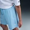 Nike Dri-Fit Swoosh Breathable Comfortable Versatile Basketball Shorts Men shorts Mind-Blue White HJ8103-422