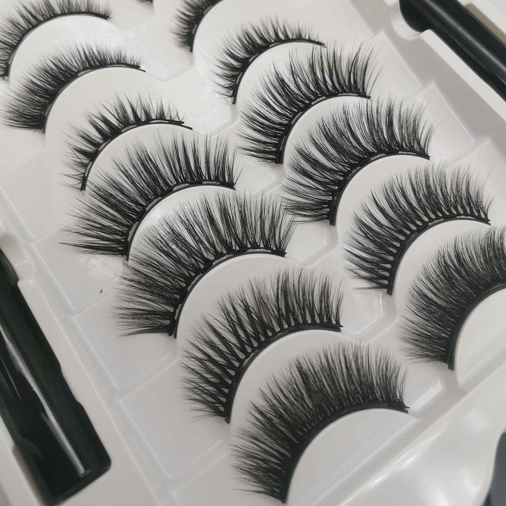 False Eyelashes 7 Pairs