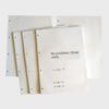 5mm A4 Blank Beige Cornell Grid Paper