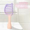 3 Colors Massage Hair Comb Cute Cat Ear Comb Dry Wet Hair Comb Detangler Hairbrush Hollow Out Hair Comb Household Styling Tools