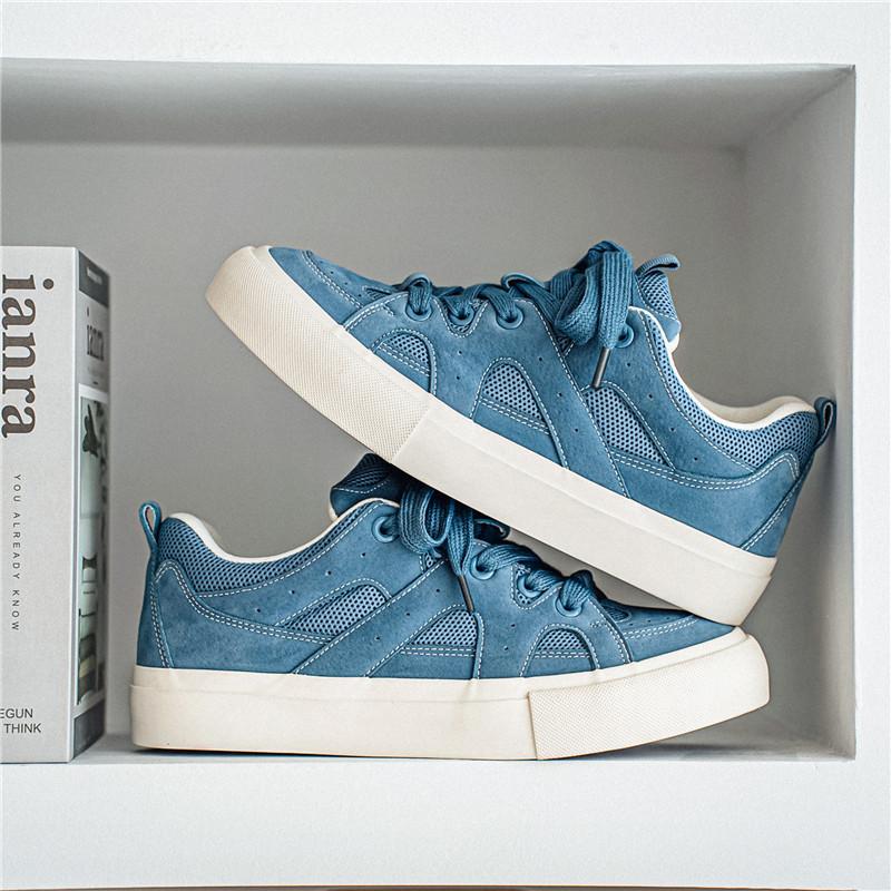 

Новые сетчатые дышащие нишевые туфли для хлеба мужские универсальные спортивные мужские туфли модные кеды 44 синий