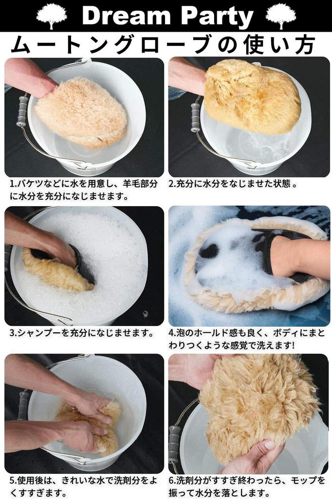 Wash Professional Shearling Car Wash Car Wash of Premium Australian Wool Car Wash Car Wash Car Car Wash Storage Bag dp500 [Car Supervision] Gloves,
