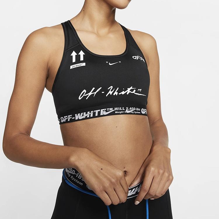 OFF WHITE Nike Sports Bra Black Women's BV8049-010