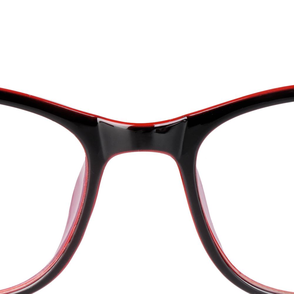 Eyewear Unisex Square Flat Mirror Reading Glasses with Blue Film Computer Eyeglasses Frames