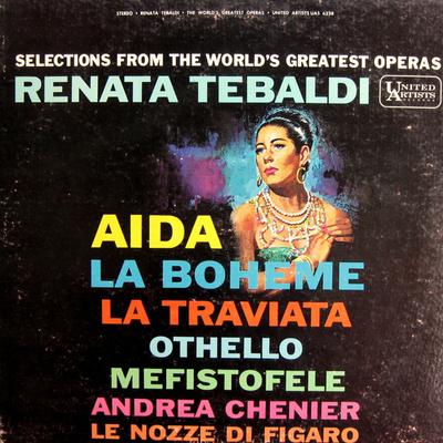 LP Record RENATA TEBALDI - Selections From The World's Greates UAS6238 UNITED ARTISTS  1962 US Classical Used