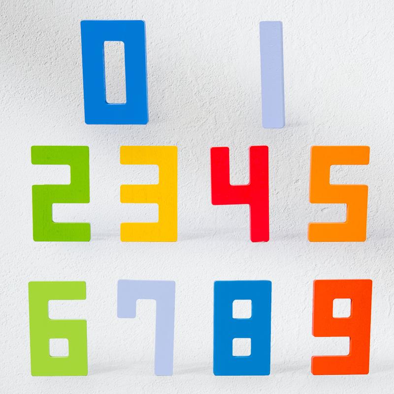 Barevné 3D puzzle dřevěné tangram matematické hračky kostka hra děti předškolní fantazie tvary číslice vzdělávací hračka pro děti