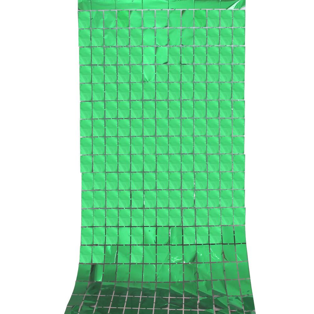 Square Attractive 1x2m Raindrop Door Curtain In Multiple Colors For Celebration Backdrops