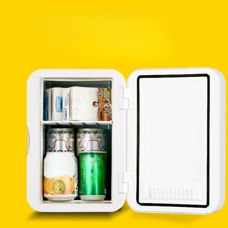 8L Mini Refrigerator Car Home Dual-use Refrigeration