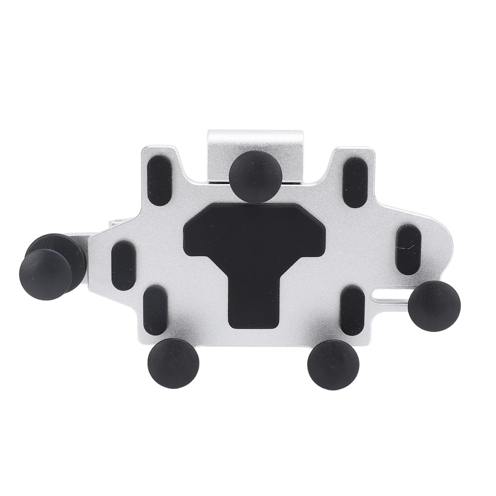 

Aluminum Alloy Motorcycle Phone Mount Shockproof Bike Phone Holder Quick Install Handlebar Clip for Cycling Scooter