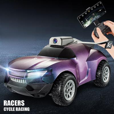 1:20 RC Car With 1080P HD Camera 2.4Ghz WiFi FPV High Speed Remote Control Truck With App Control LED Light