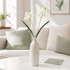 3D Texture Artificial Vanilla Orchid Flower Realistic Flower Decoration  Home Decor