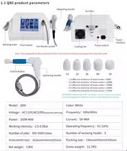 Extrakorporální rázová vlna přístroj Terapie bolesti Fyzioterapie Pneumatická rázová vlna Pro relaxační léčbu Tělový relaxační masér Q80