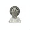 Rubber Wheel Quiet Rolling Heavy Duty Caster Wheels NonMarking for Warehouse