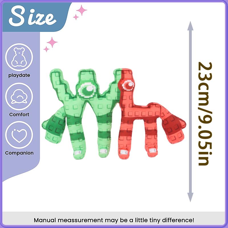23/25CM New STEAL A BRAINROT Green No. 77 Blue No. 67 W or L Plush Toy Game Peripheral Hobby and Collectible Doll Fans Kid Gifts