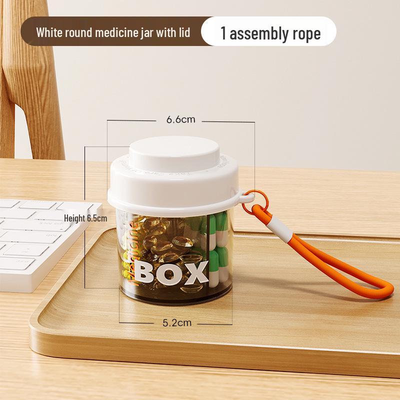 

Компактная дорожная аптечка с отделениями - Портативное, многофункциональное хранилище для лекарств