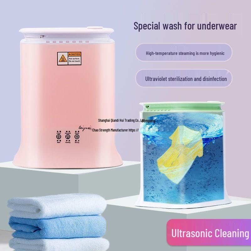 High Temperature Ultrasonic Mini Washing Machine for Underwear, Socks Sterilization & Disinfection
