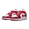 Air Jordan 1 Low GS Cardinal Red Kids Sneakers Noble-Red White University-Gold 553560-607