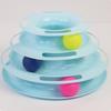 3/4 Levels Cat Toy Tower Turntable Roller Balls Toys Interactive Intelligence Training Track Puzzle Funny Games Accessories