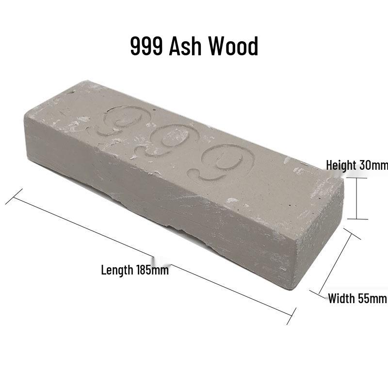 999 Great China Ash Wood Stainless Steel Polishing Paste for White Surface - Bright Shine with Green Wax