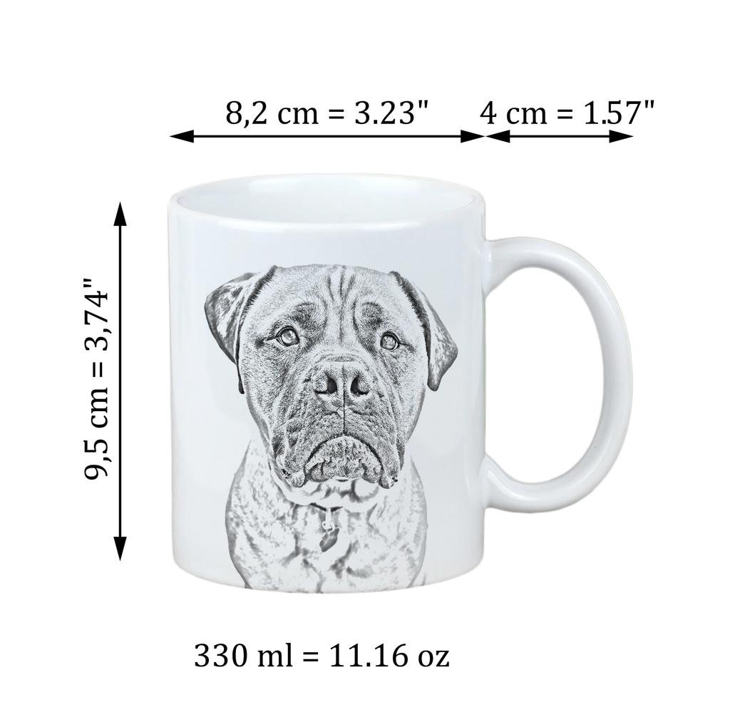 Bullmastiff - Cup with a Dog, Cute Cup with Graphics, a Gift with Your Photo from the Art-Dog Brand