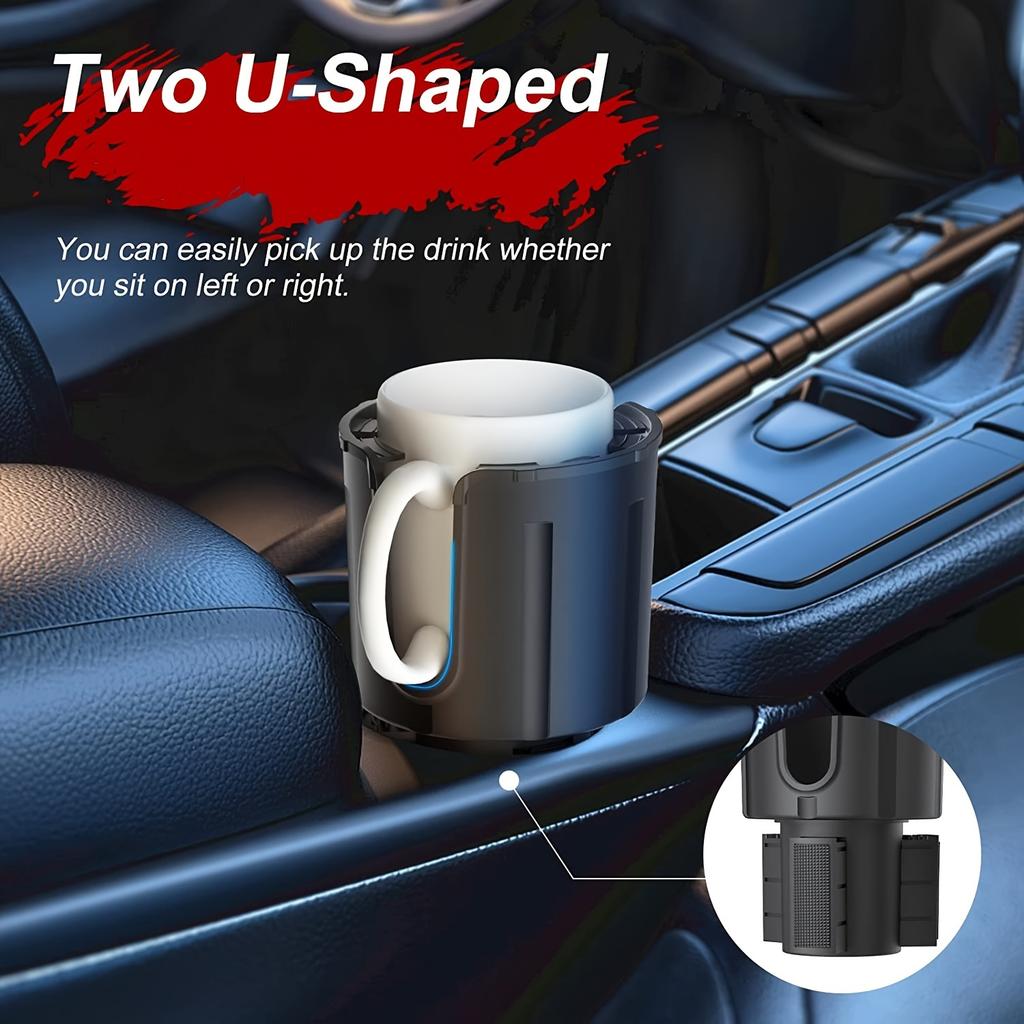 1PC Water cup limiter, car cup holder, car beverage rack, suitable for large bottles and cups up to 10.41 cm