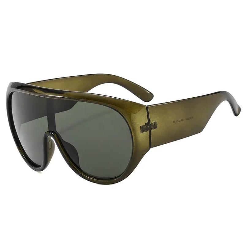 New Oversized Frame Sports Sunglasses Trendy Men's And Women's Personalized Sunglasses Outdoor Cycling Sun Protection Glasses
