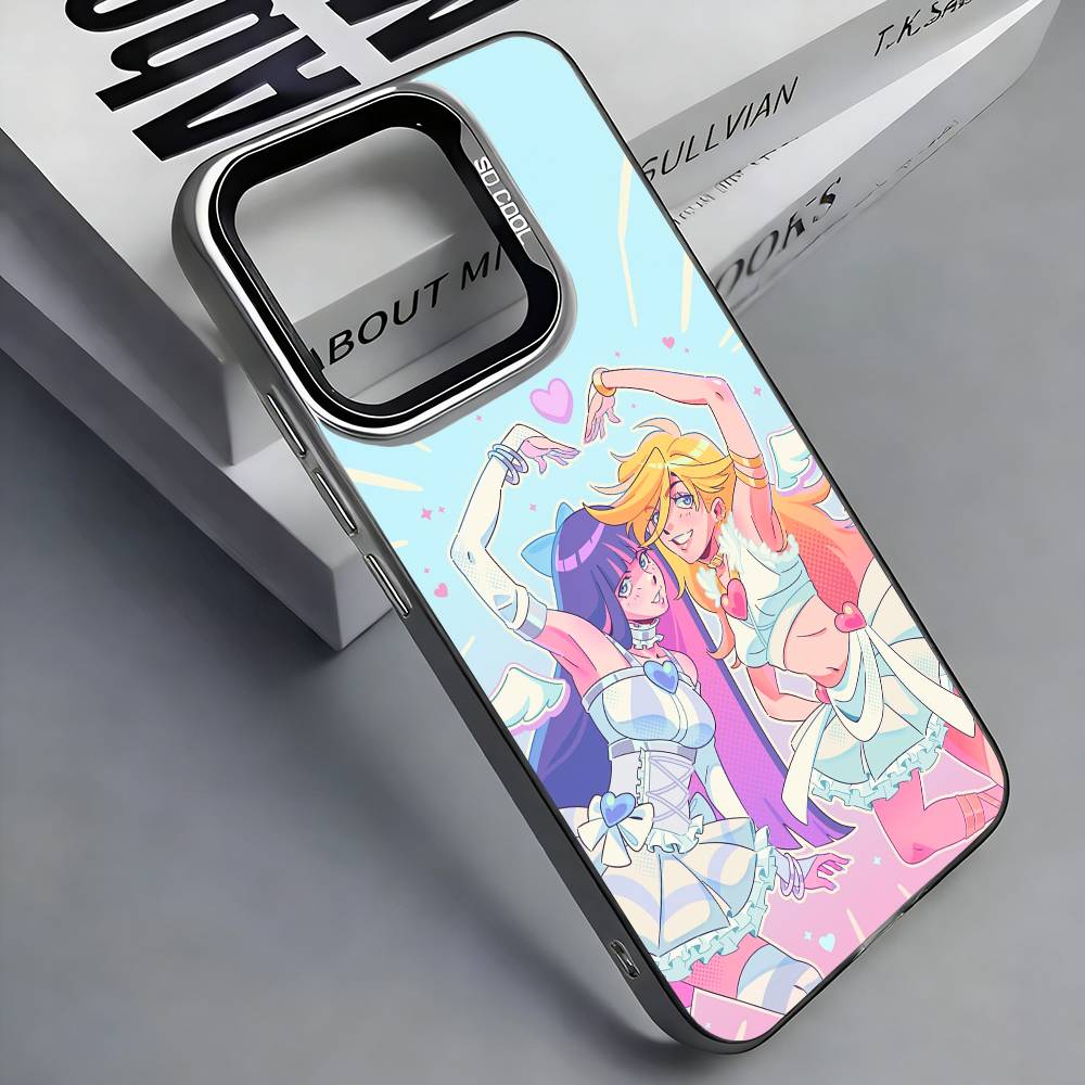 New PANTY STOCKING Phone Case For iPhone 17,16,15,14,13,12,11 Plus,Pro Max,Colored Silver Phone Case