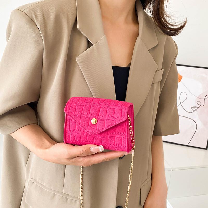 Modern Elegant Crossbody Bag Featuring Unique Stitching Design For Trendy Looks