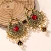 Flower Drop Earrings With Zinc Alloy Material For Women Fashion Jewelry