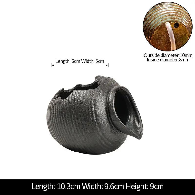 Circulating Water Clay Pot Waterfall Water Fountain Jar Clay Pot New Outdoor Garden Fountain Fish Tank Home Decoration 1Set