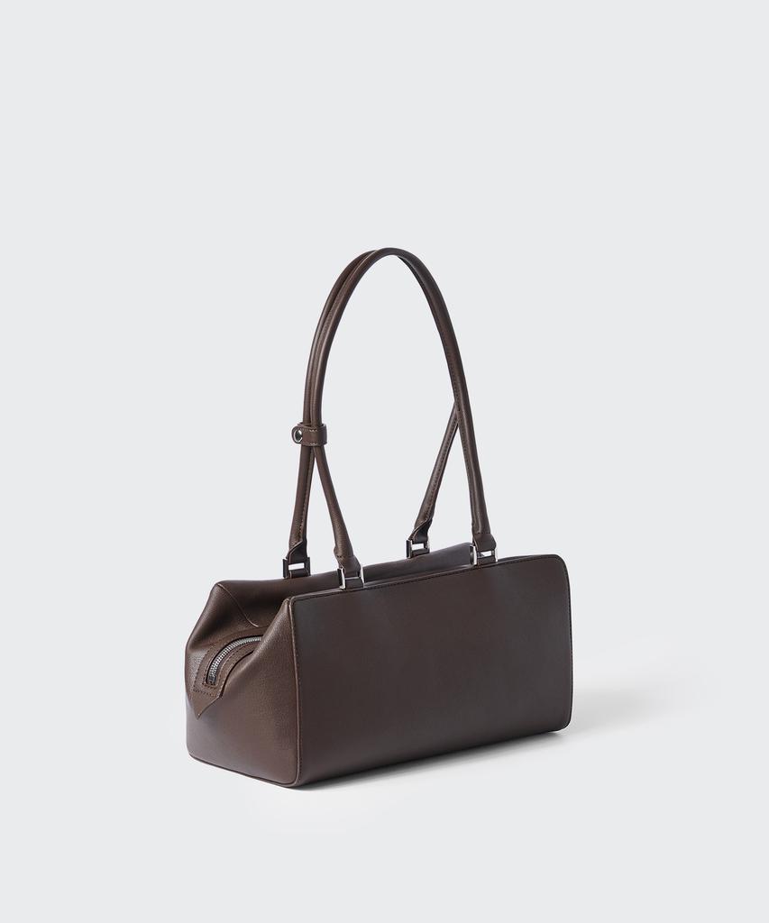 Musinsa Standard Woman Hexagon Dachshund Shoulder Bag [Dark Brown]