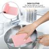 50pcs Disposable Non Stick Oil Non Woven Duster Dish Cloth  Hand Towel for Kitchen (Red)