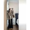 Women's 2025 Korean Style Loose Woolen Coat - Autumn/Winter Temperament