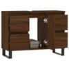 VidaXL Armoire salle de bain chêne marron 80x33x60cm bois d'ingénierie 831667
