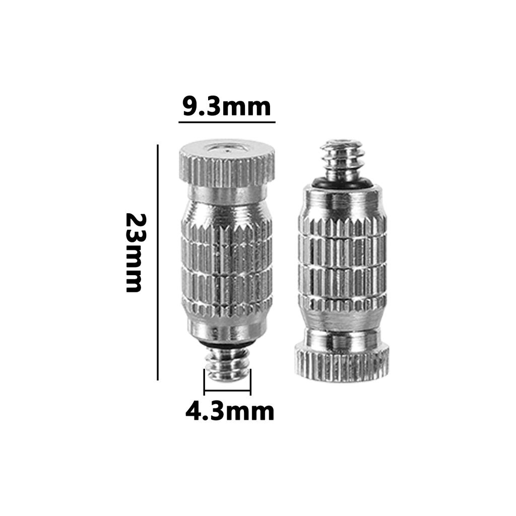 High Pressure Anti Drip Atomizing Nozzle Anti Drip Fog Sprayer Misting Nozzle Cooling Humidify Sprinkler 3/16" Thread 0.1~0.5mm