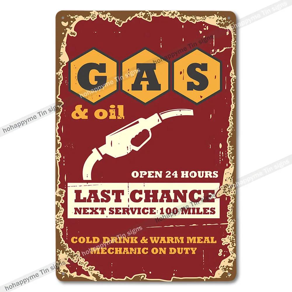 Garage Metal Tin Sign Wall Art Plaque Retro Vintage Auto Repair Shop Decor Man Cave Mechanic Tire Service Bar Pub Decoration